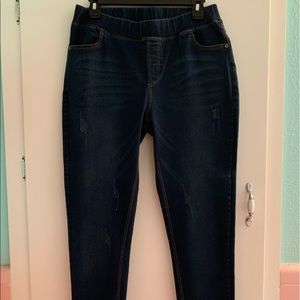 DARK DENIM SKINNY JEANS